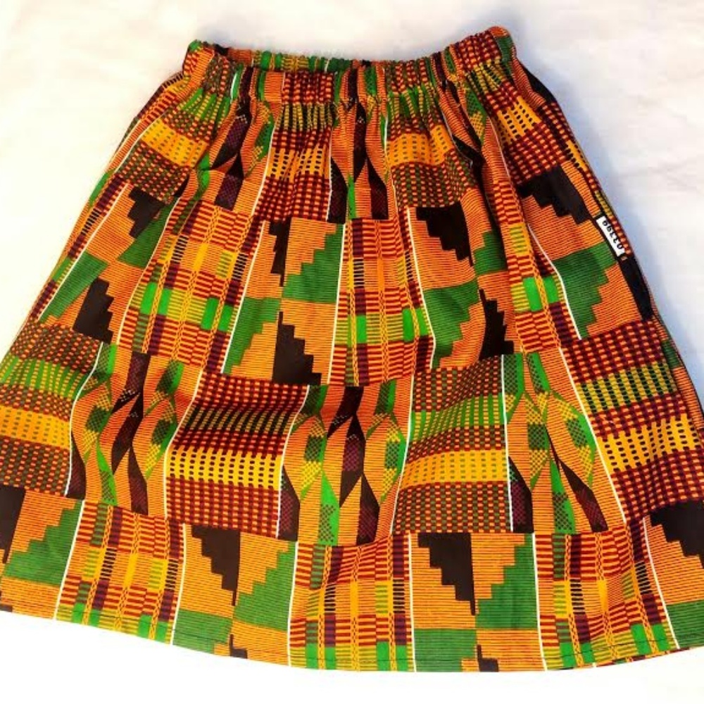 Kente skirt/African clothing/toddler clothing/
